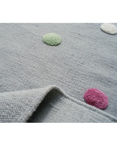 Gyapjú szőnyegek LE Colordots I. Természetes Gyapjúszőnyeg - Minőségi Gyerekszőnyeg